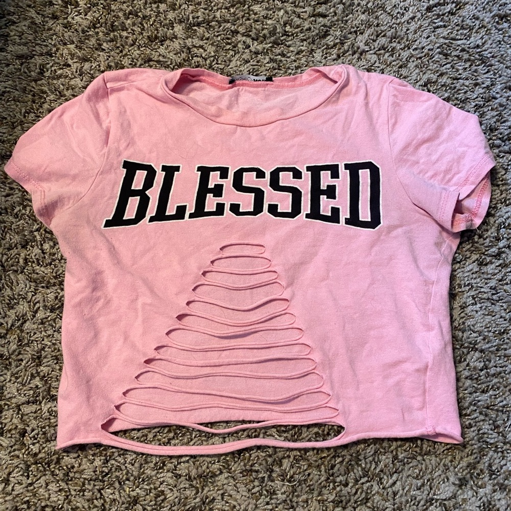 Cute blessed cut T